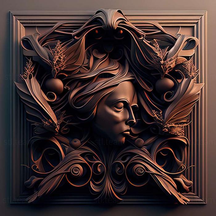 3D model baroque (STL)